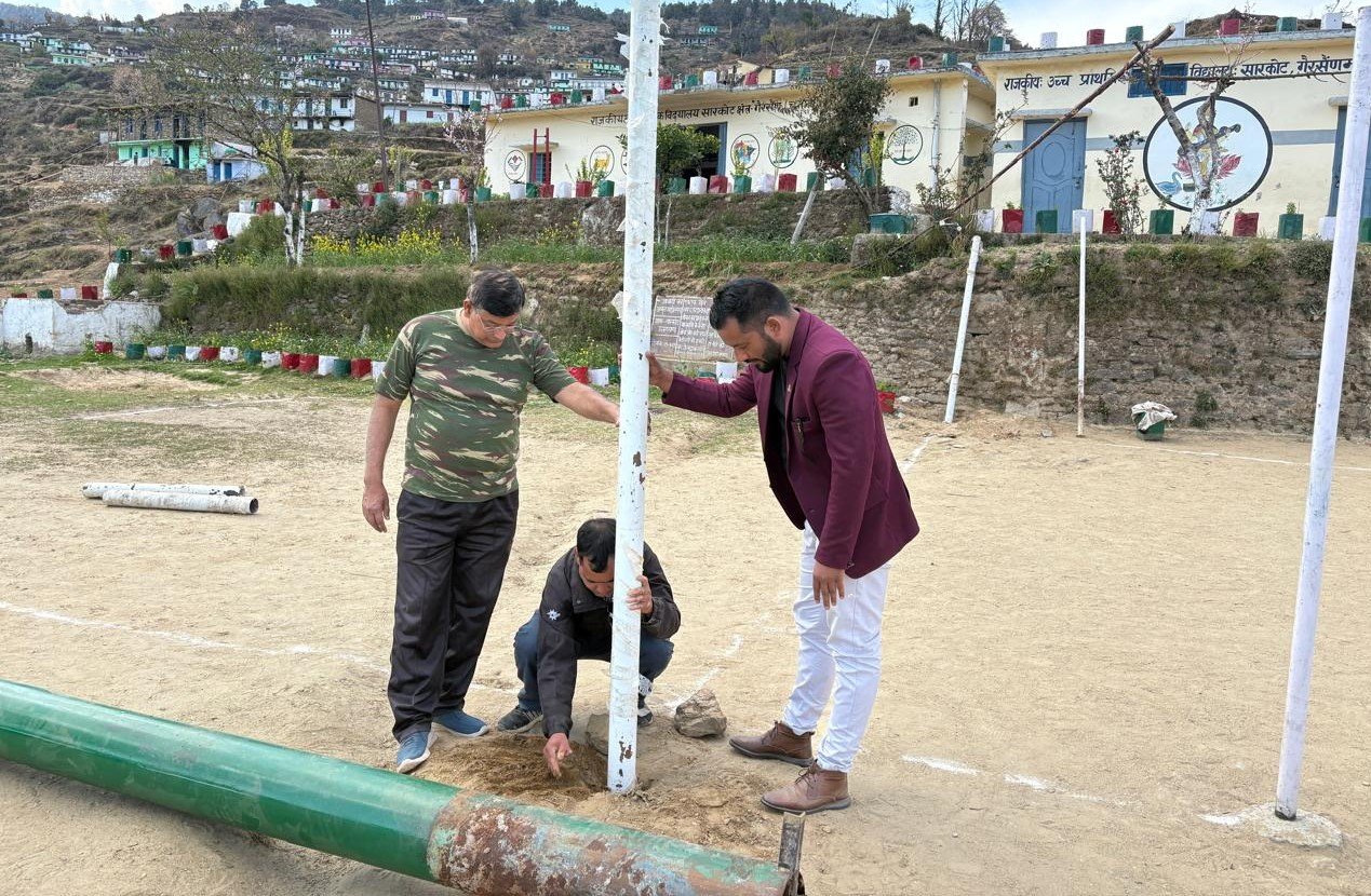 सारकोट गांव में फिट इंडिया अभियान को लेकर जिला प्रशासन ने कवायद की शुरू